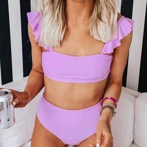 NWOT 🆕 Roselypink Flounce Design Bikini